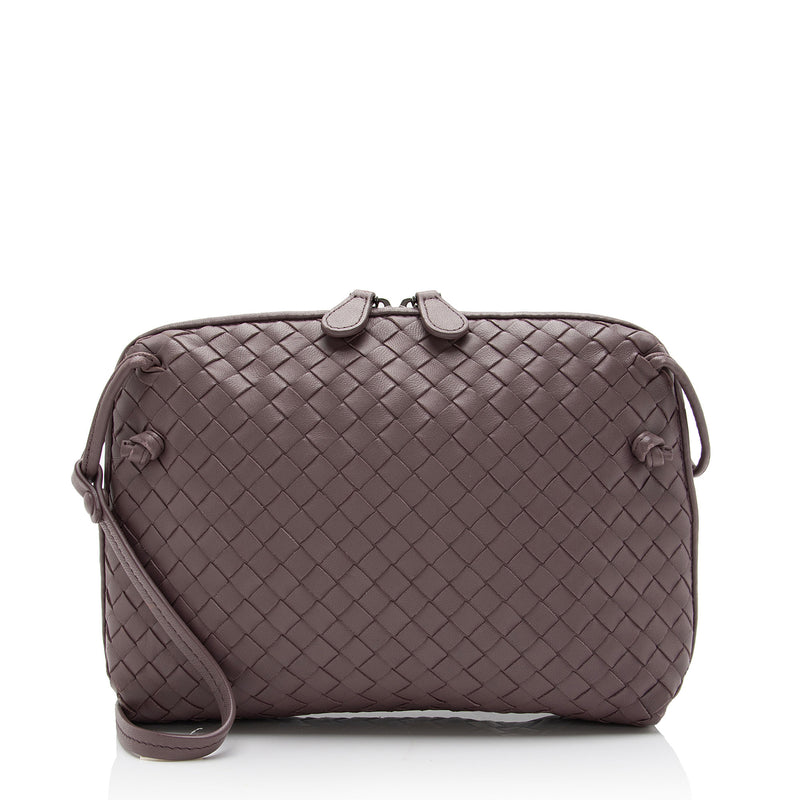 Bottega Veneta Nodini Intrecciato Leather Crossbody Bag on SALE