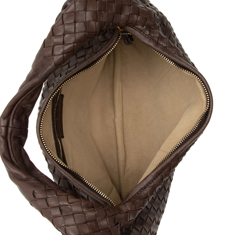 Bottega Veneta Intrecciato Nappa Leather Maxi Hobo (SHF-23689) – LuxeDH