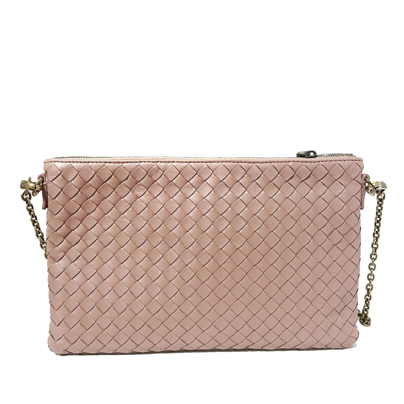 Bottega Veneta Intrecciato Nappa Wallet On Chain (SHG-eEcx1f)