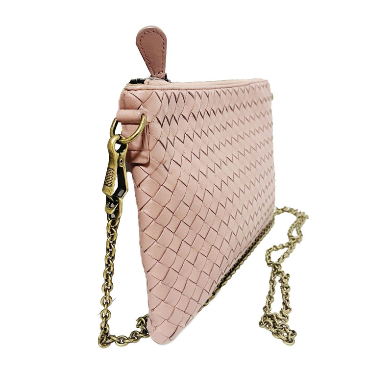 Bottega Veneta Intrecciato Nappa Wallet On Chain (SHG-eEcx1f)