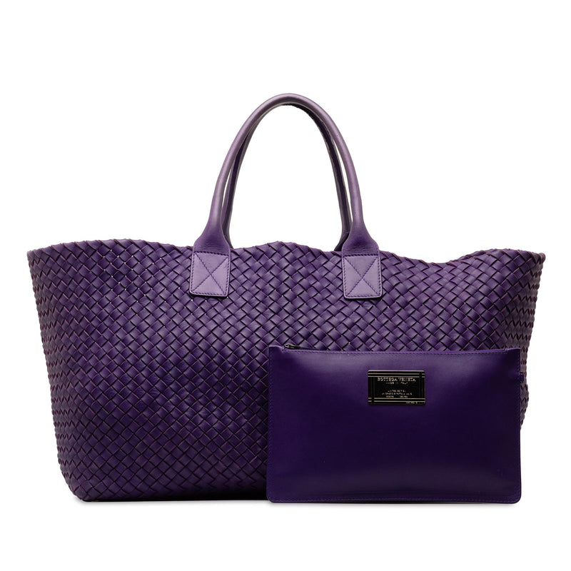 Bottega Veneta Large Intrecciato Cabat (SHG-SmsNEV)