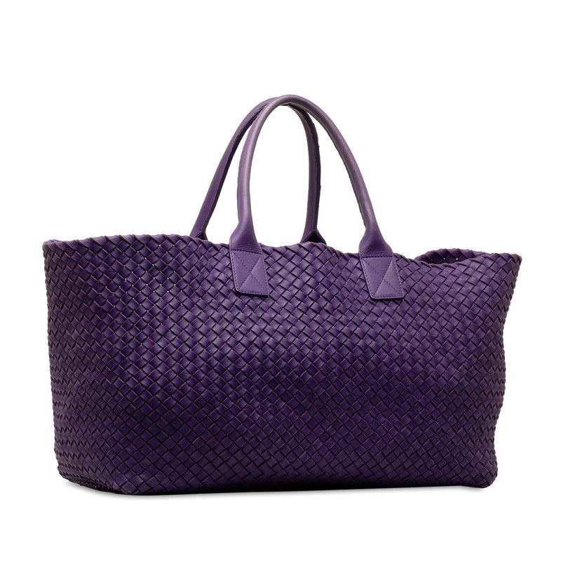 Bottega Veneta Large Intrecciato Cabat (SHG-SmsNEV)