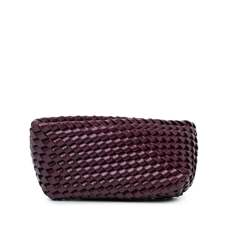 Bottega Veneta Nappa Intrecciato Slanted Clutch (SHG-AMZyVp)