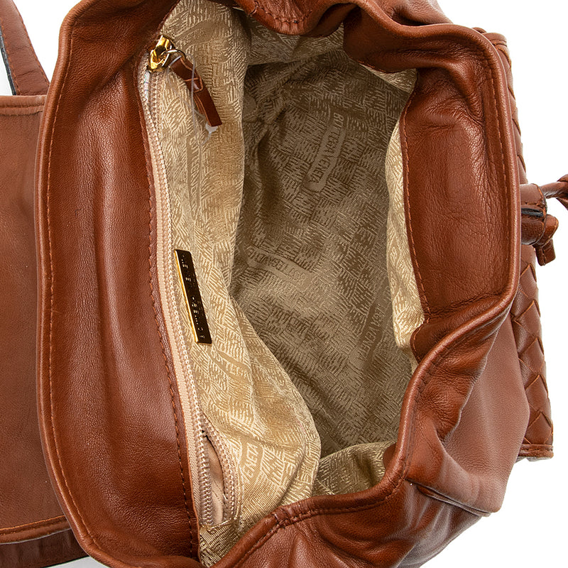 Bottega Veneta Vintage Intrecciato Nappa Backpack (SHF-18566)