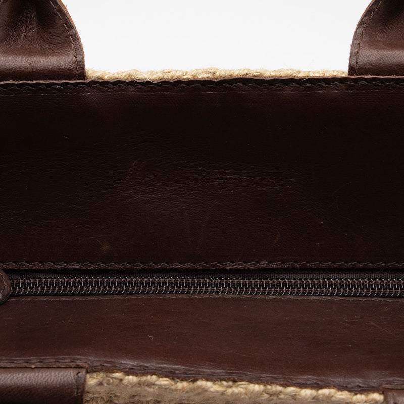 Bottega Veneta Vintage Woven Raffia Leather Zip Tote (SHF-Hp09r7) – LuxeDH