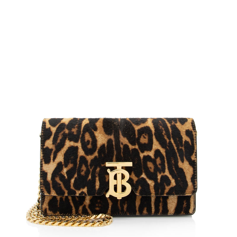 Burberry - Small Monogram Print Wallet with Detachable Strap