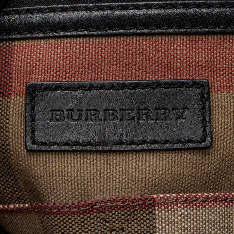 Burberry Canvas Check Susanna Bucket Bag (SHF-Oe6esk)