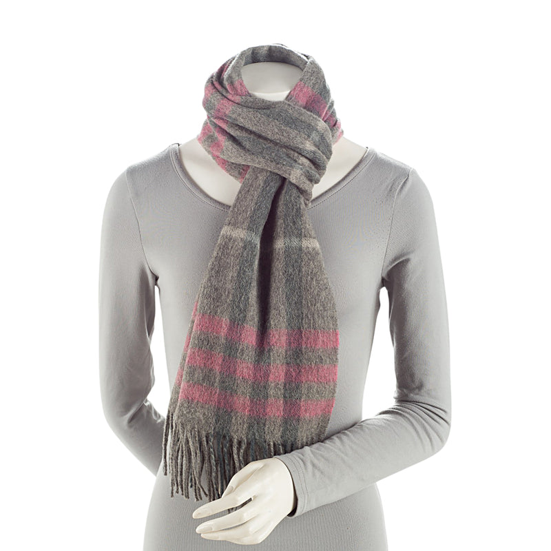 Burberry Cashmere Giant Check Scarf (SHF-udleOS)