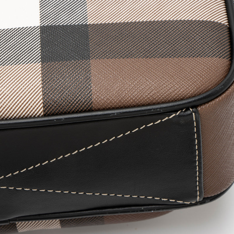 Burberry E-Canvas House Check Paddy Crossbody (SHF-pJXBzp)