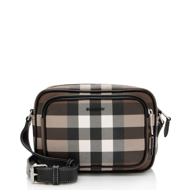 Burberry E-Canvas House Check Paddy Crossbody (SHF-pJXBzp)