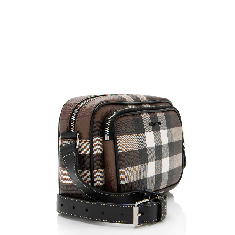 Burberry E-Canvas House Check Paddy Crossbody (SHF-pJXBzp)