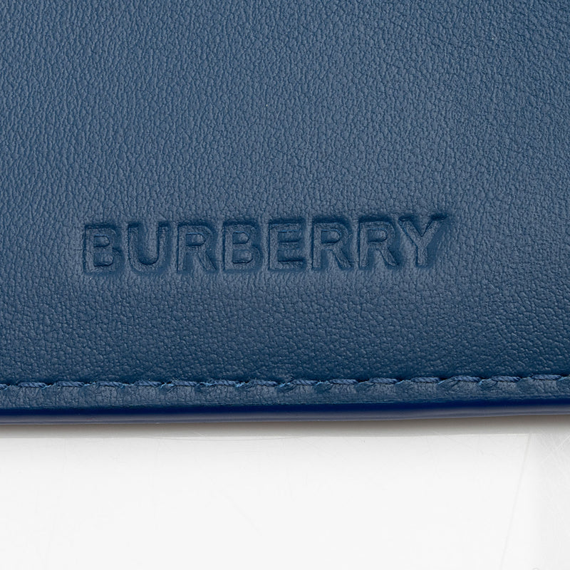 Burberry Monogram Bi-Fold Wallet - Blue