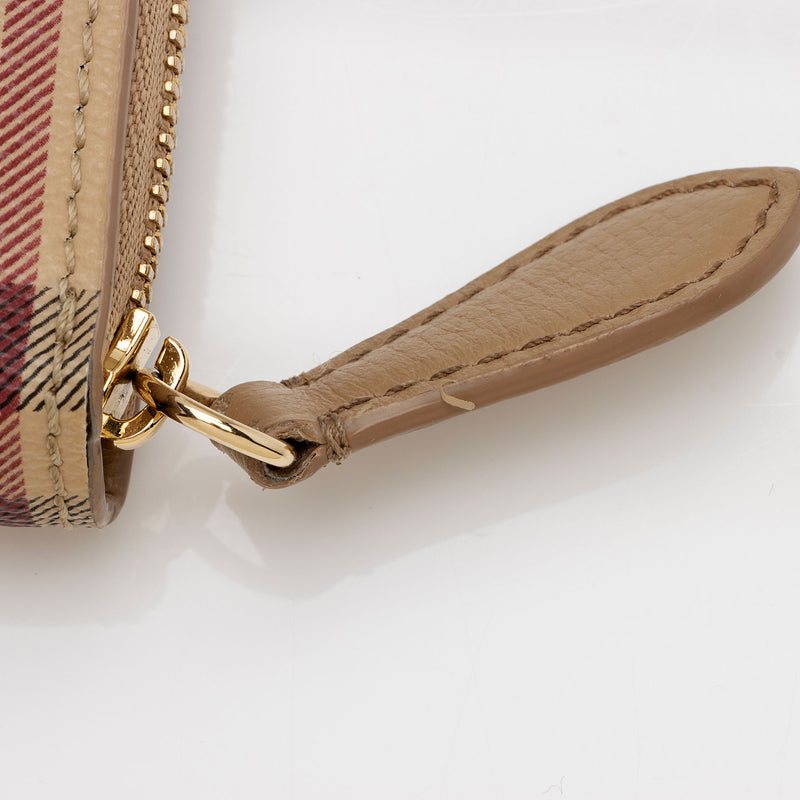 Wallets & purses Burberry - Haymarket leather wallet - 405156360380
