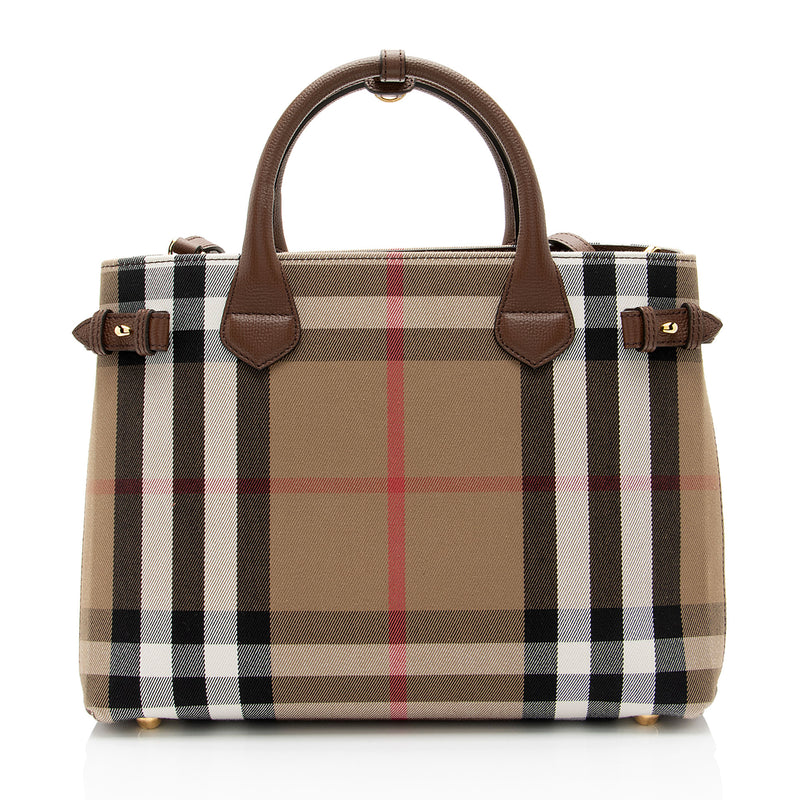 Burberry House Check Banner Medium Tote (SHF-tYqI2h)