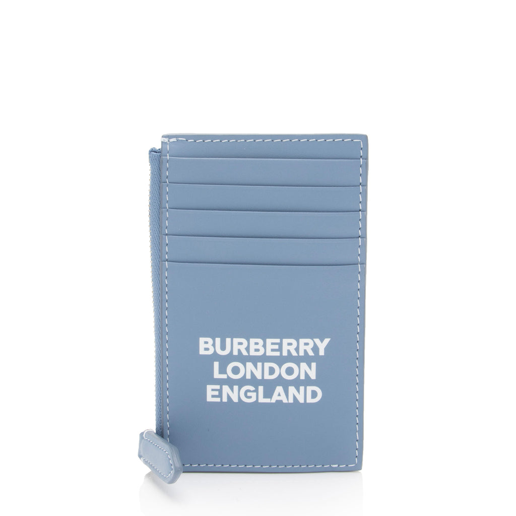 Mens Burberry blue Leather Check Card Holder | Harrods # {CountryCode}