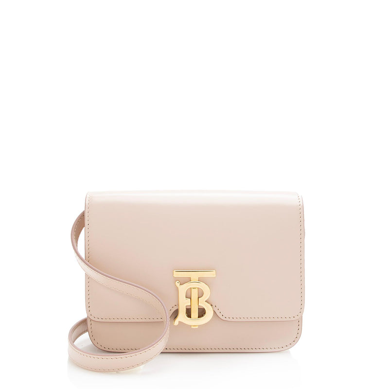 Burberry Small two-tone Canvas And Leather TB Bag - Farfetch