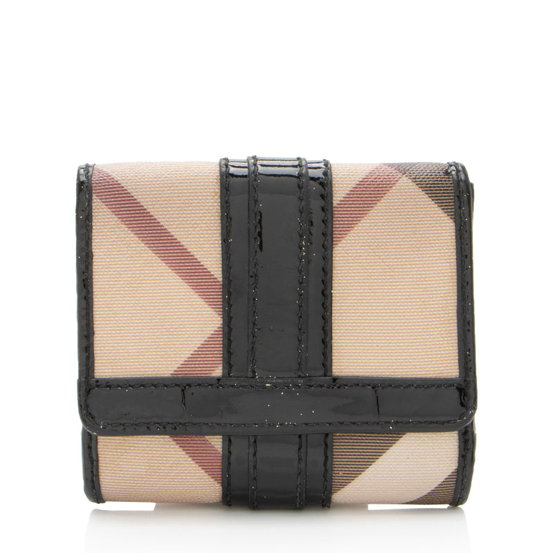 Burberry Nova Check French Wallet (SHF-DIzECl)