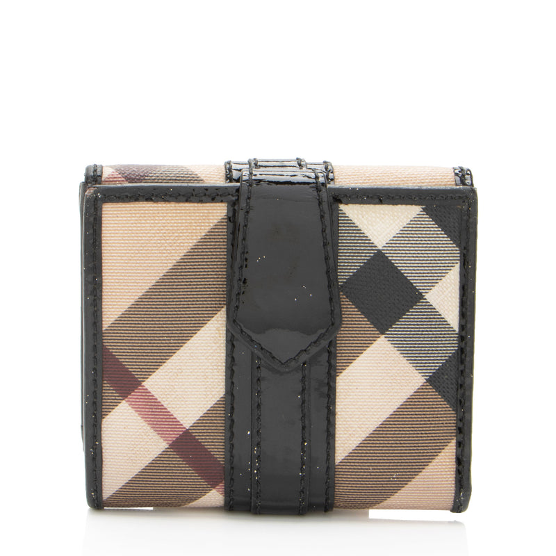 Burberry Nova Check French Wallet (SHF-DIzECl)