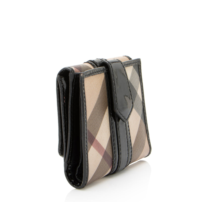 Burberry Nova Check French Wallet (SHF-DIzECl)