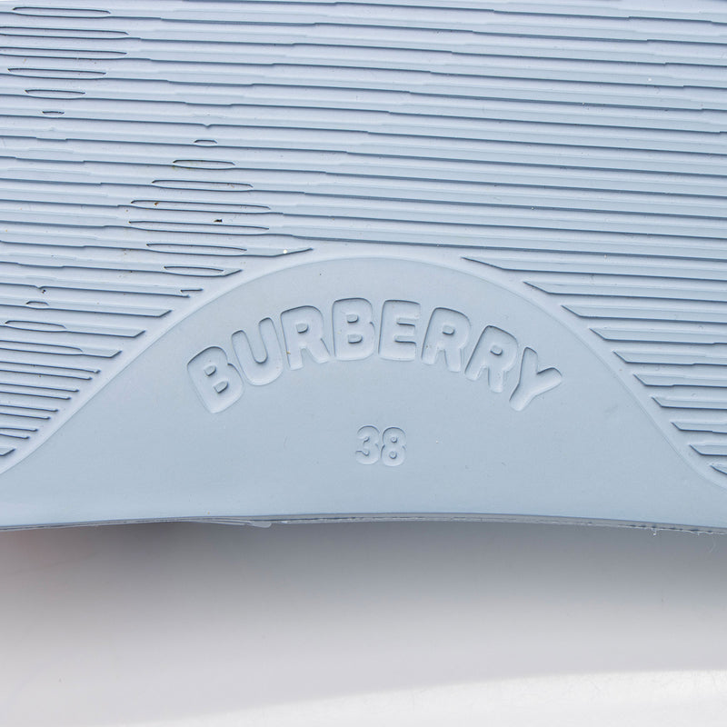 Burberry Rubber Furley Slides - Size 8 / 38 (SHF-jgB3Yq)