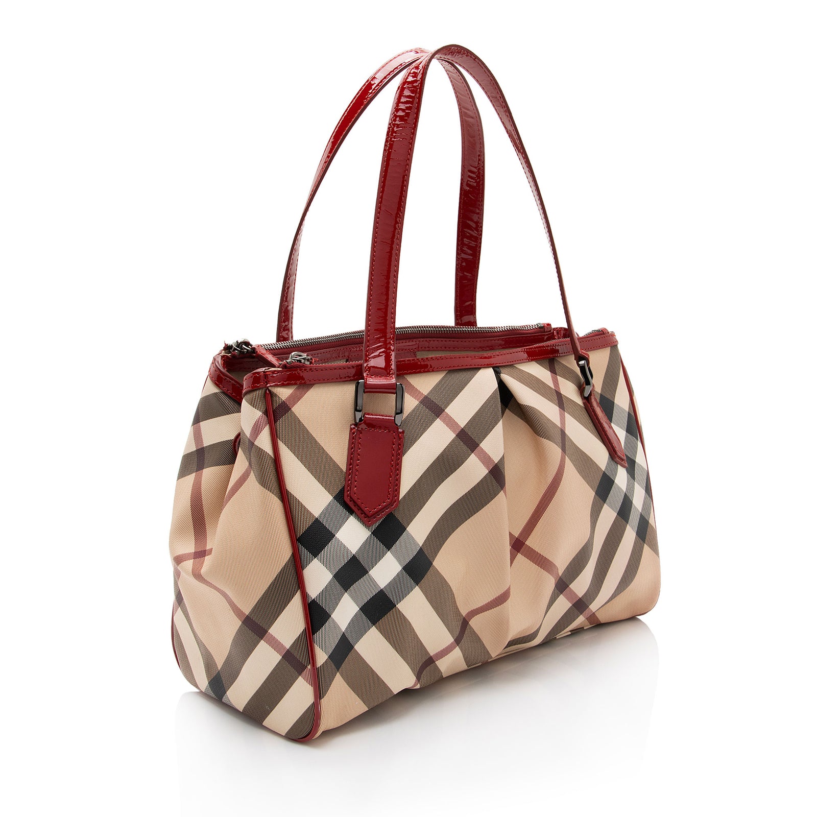 Burberry Nova Check Melbury Tote SHF E02OLG LuxeDH