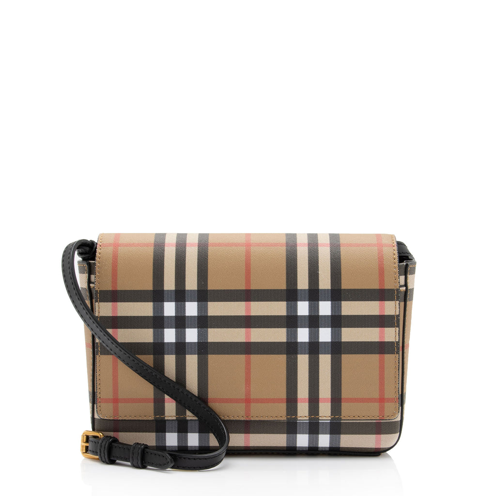 Burberry Vintage Check Hampshire Crossbody Bag (SHF-OuXJEF)