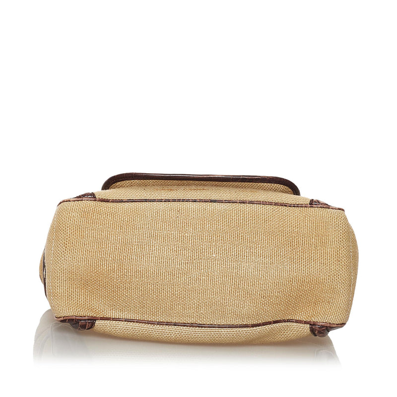 Celine Raffia and Leather Basket Bag (SHG-37905) – LuxeDH