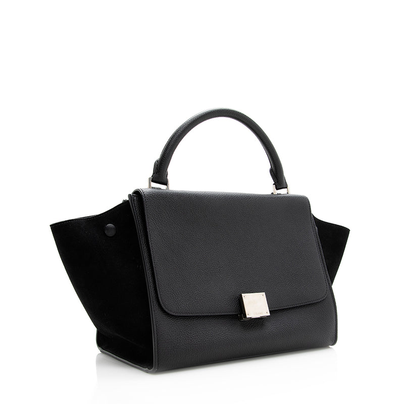 Celine Calfskin Small Trapeze Bag (SHF-19633)