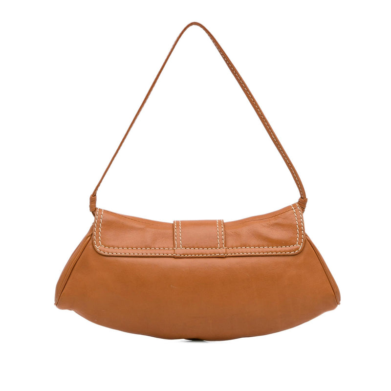 Celine Leather Shoulder Bag (SHG-got0HH) – LuxeDH