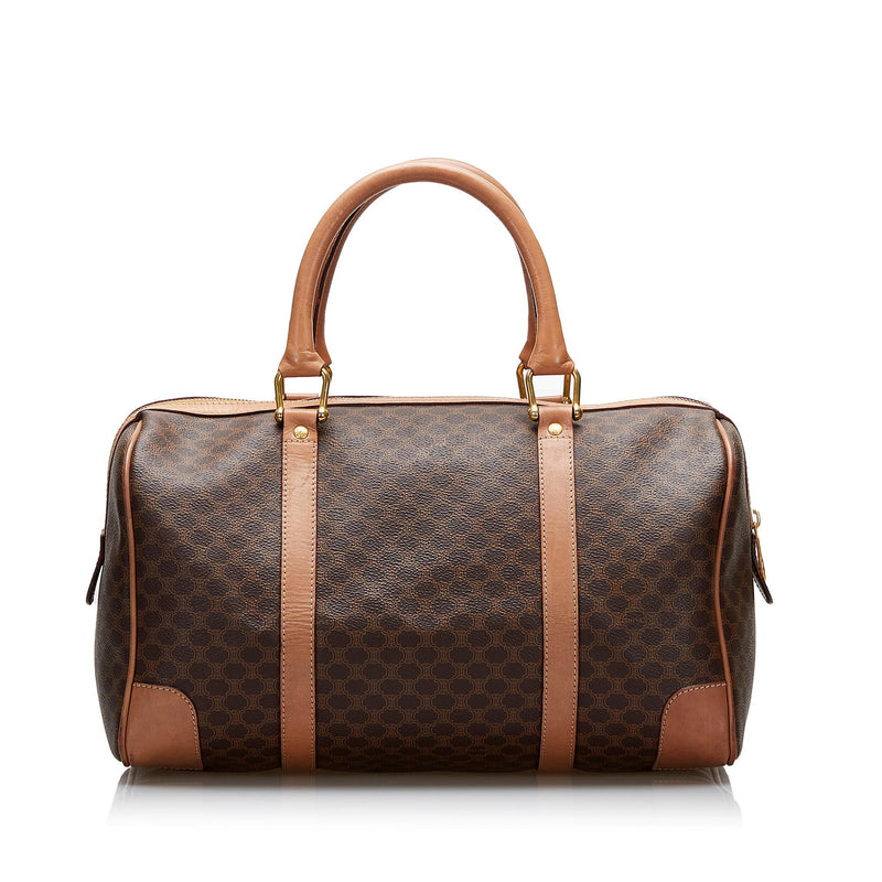 Celine, Bags, Celine Mini Speedy Brown Macadam Handbag