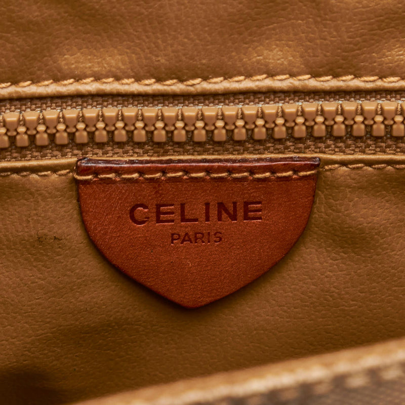 Bag-purse CELINE green leather - VALOIS VINTAGE PARIS