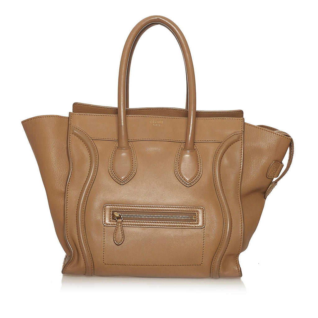 Celine Micro Luggage Leather Tote