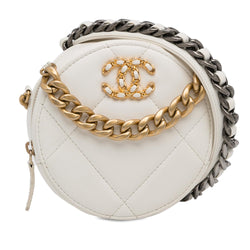 Chanel 19 Round Clutch with Strap (SHG-CY4gwG)