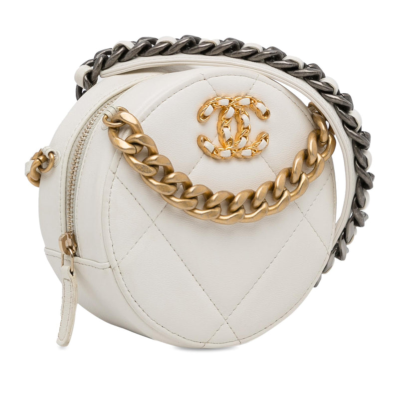 Chanel 19 Round Clutch with Strap (SHG-CY4gwG)