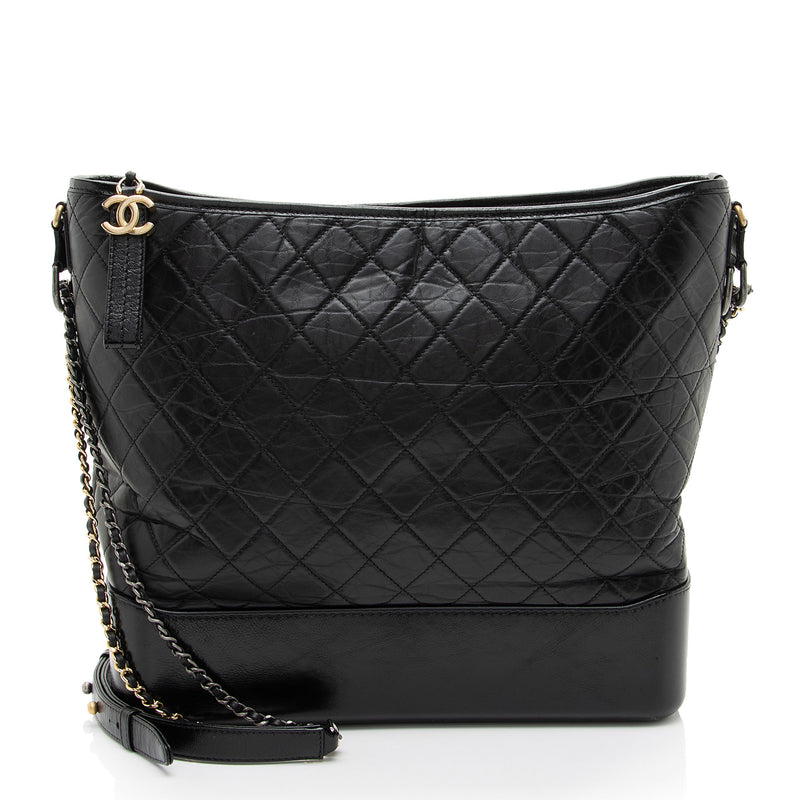 Chanel Aged Calfskin Gabrielle Maxi Hobo (SHF-oCMkLw) – LuxeDH