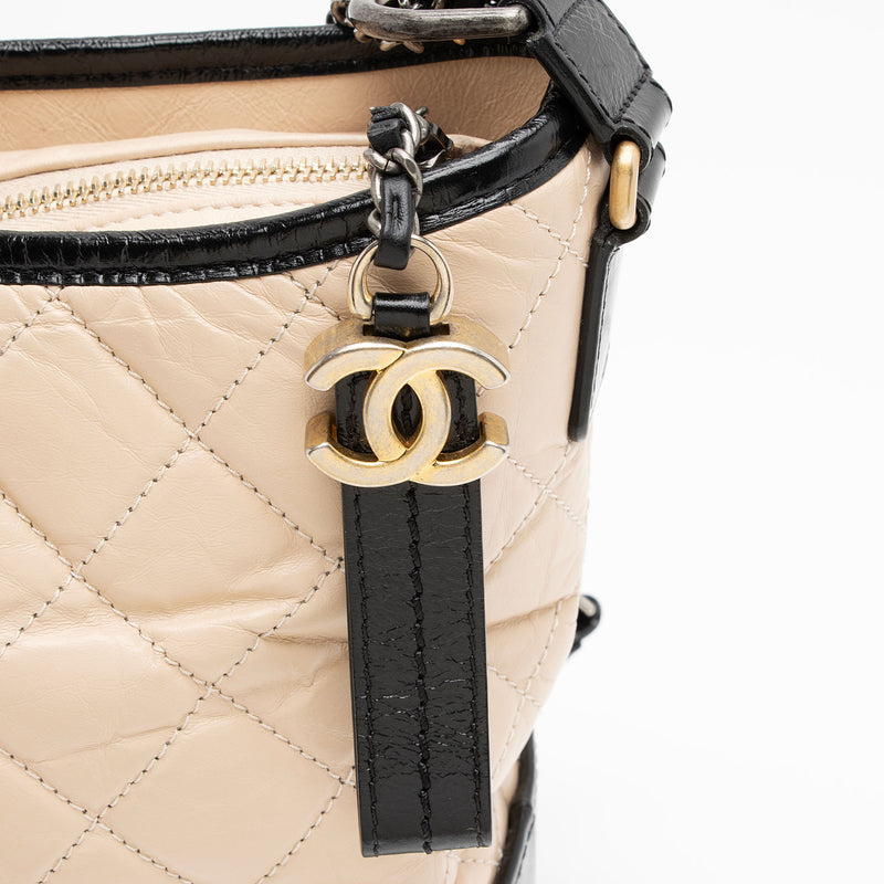 Chanel Aged Calfskin Gabrielle Medium Hobo (SHF-emz7MK)