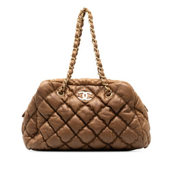 Chanel Bubble Quilt Bowling Bag (SHG-wCB0Pq)