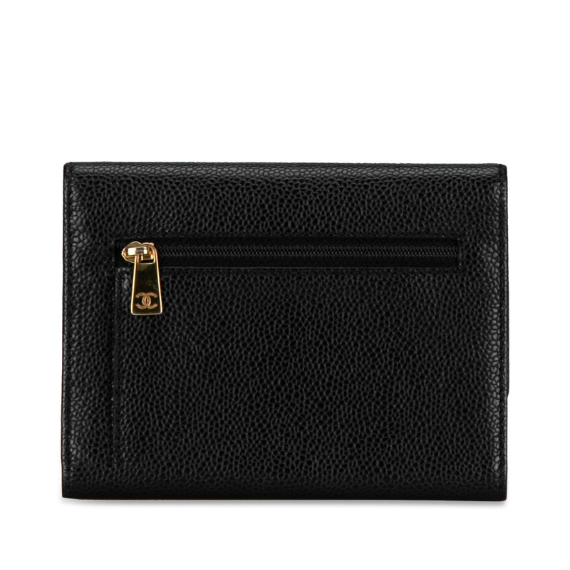 Chanel CC Caviar Bifold Wallet (SHG-o2VjHL)