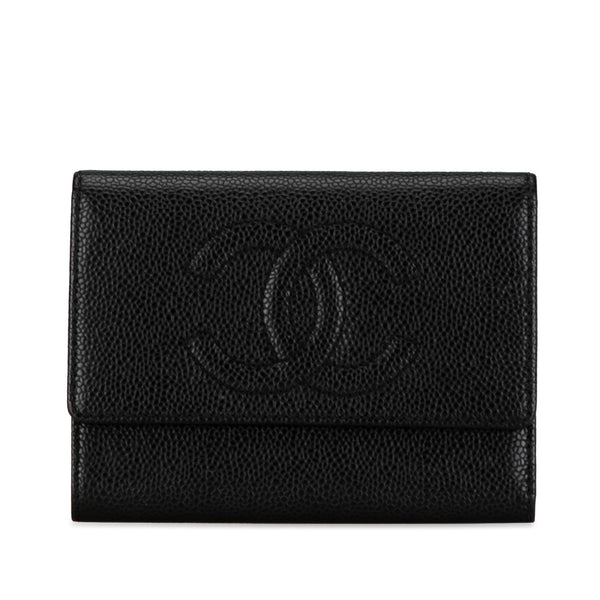 Chanel CC Caviar Bifold Wallet (SHG-o2VjHL)