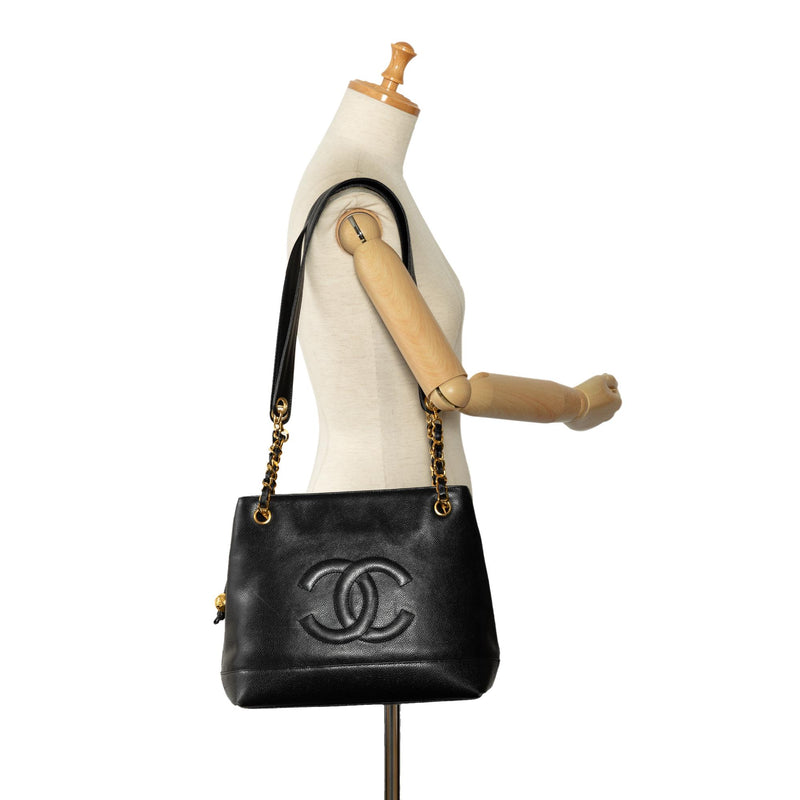 Chanel CC Caviar Tote (SHG-uiId0Z)