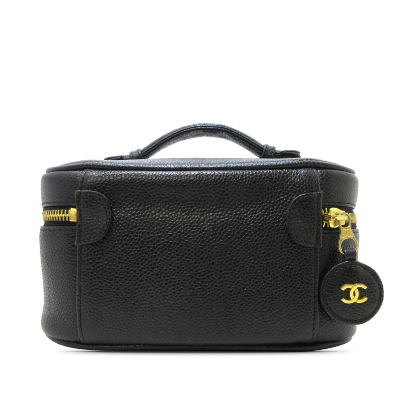 Chanel CC Caviar Vanity Case (SHG-rqWoBB)