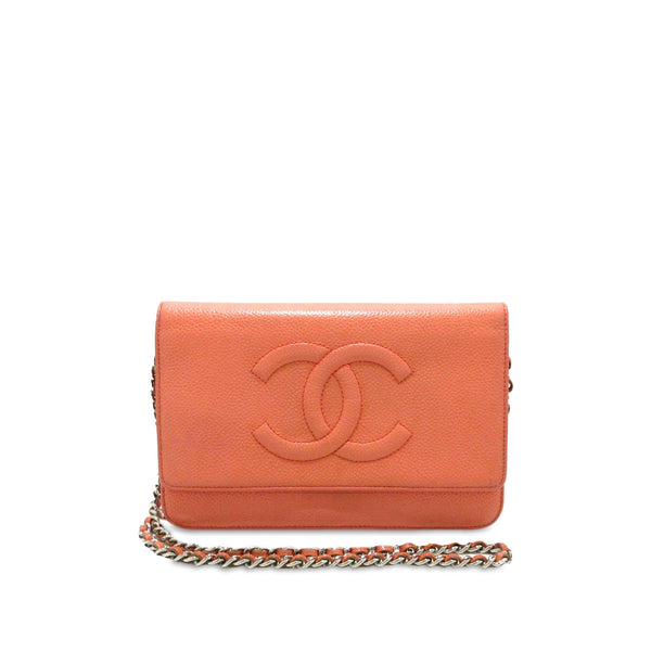 Chanel CC Caviar Wallet On Chain (SHG-Fvkwf6)