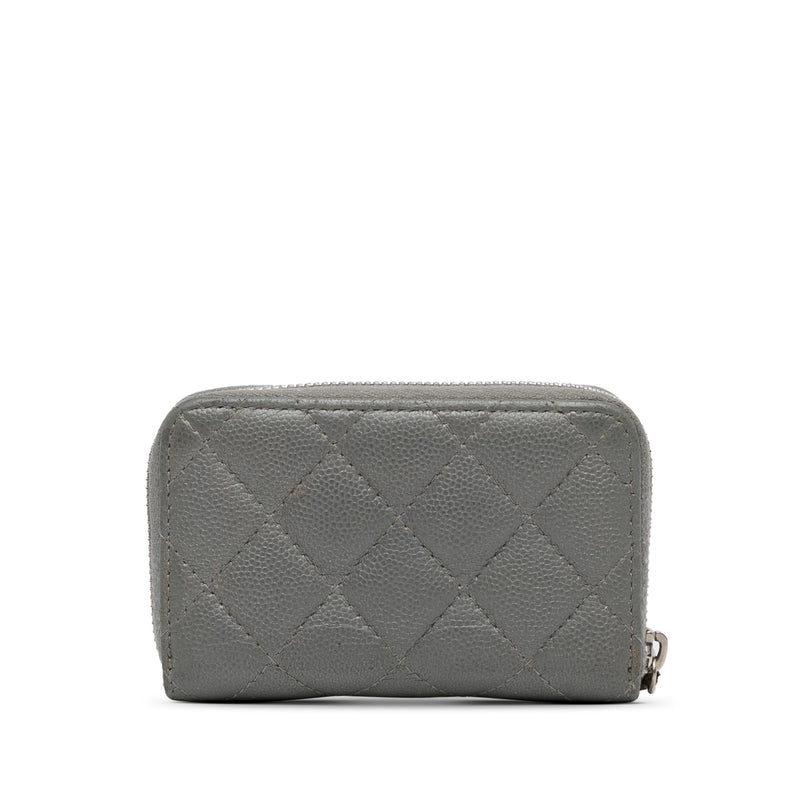 Chanel CC Caviar Zip Coin Pouch (SHG-ToTnzs)