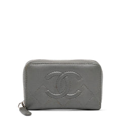 Chanel CC Caviar Zip Coin Pouch (SHG-ToTnzs)