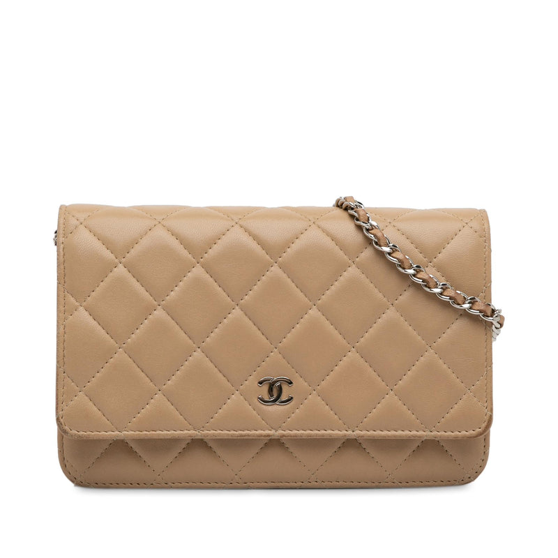 Chanel CC Classic Lambskin Wallet On Chain (SHG-kH8lRs)