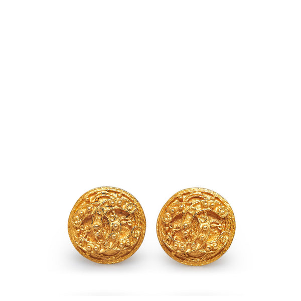 Chanel CC Clip-on Earrings (SHG-sYxPkn)