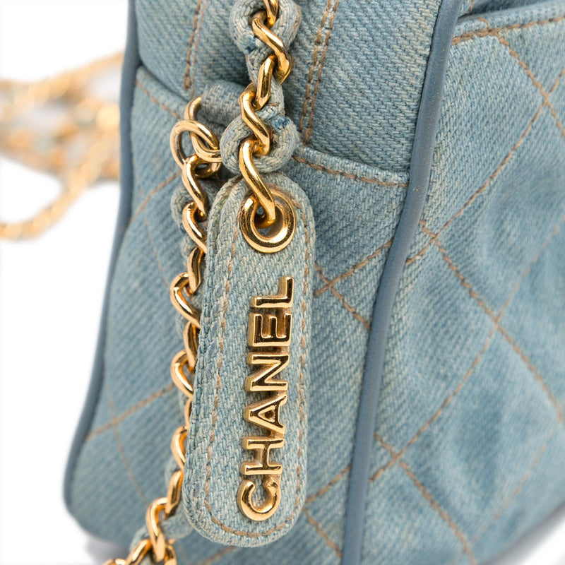 Chanel CC Denim Crossbody Bag (SHG-BPorar) – LuxeDH