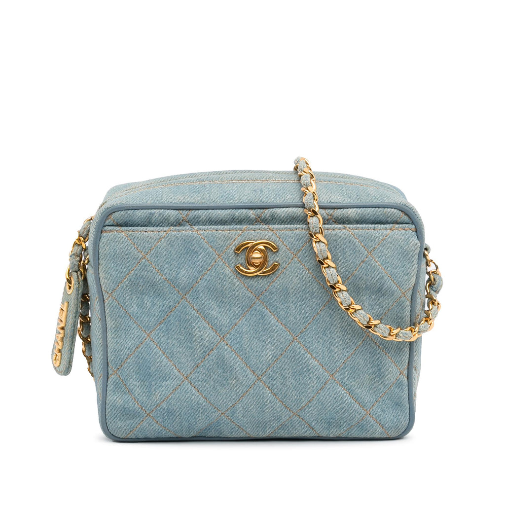 Chanel Bag Purse Wallet Clutch Mini Handbag Leather... - Depop