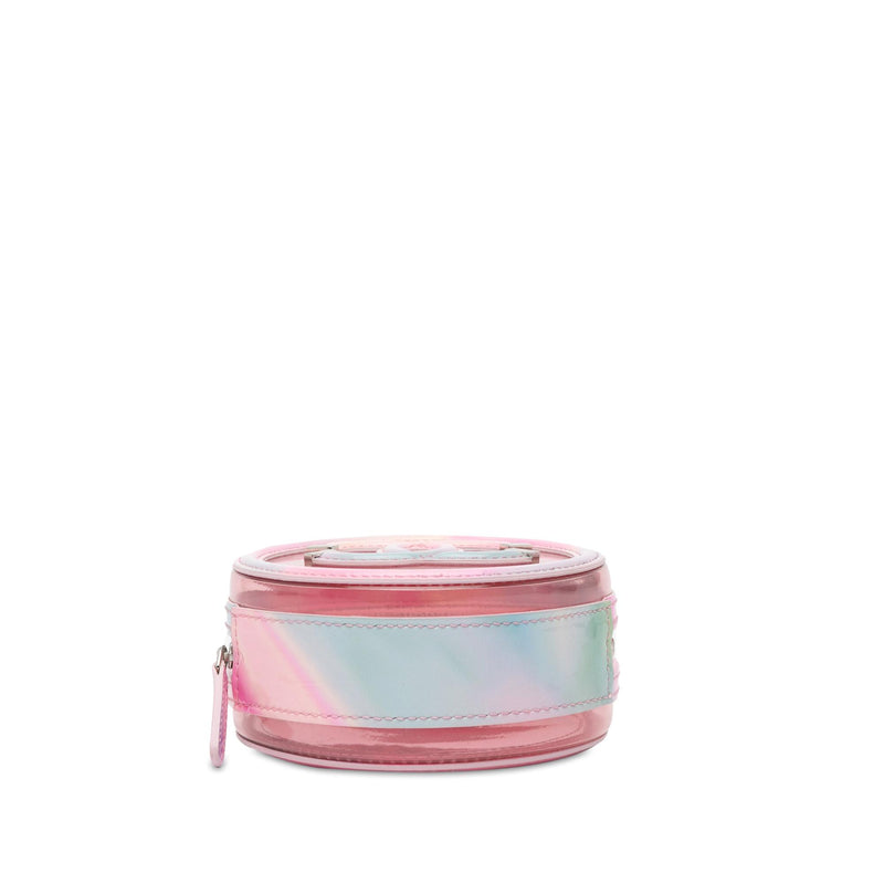 Chanel CC Filigree Transparent Round Crossbody (SHG-2nNSBy)