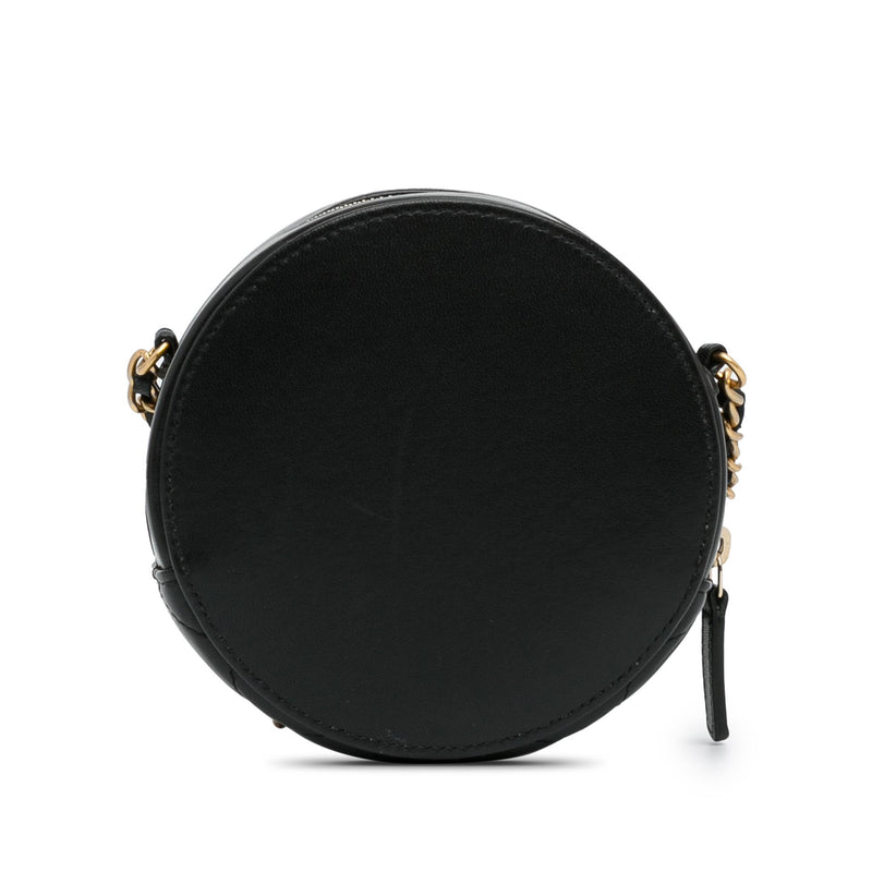 Chanel CC Lambskin Lucky Charms Round Clutch With Chain (SHG-MZAbpr)